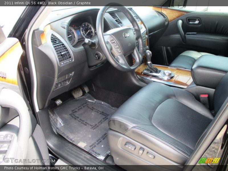 Black Obsidian / Graphite 2011 Infiniti QX 56 4WD