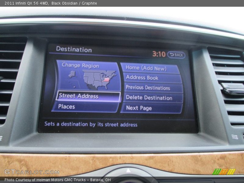 Black Obsidian / Graphite 2011 Infiniti QX 56 4WD