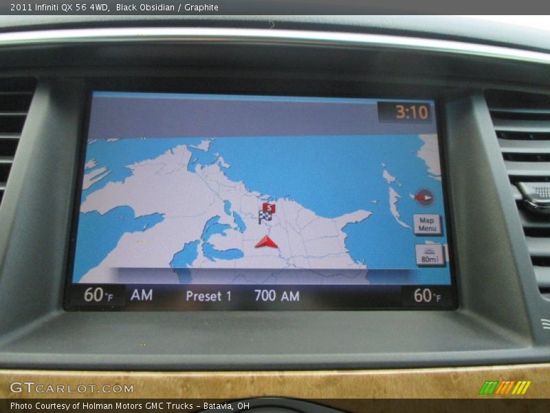 Black Obsidian / Graphite 2011 Infiniti QX 56 4WD