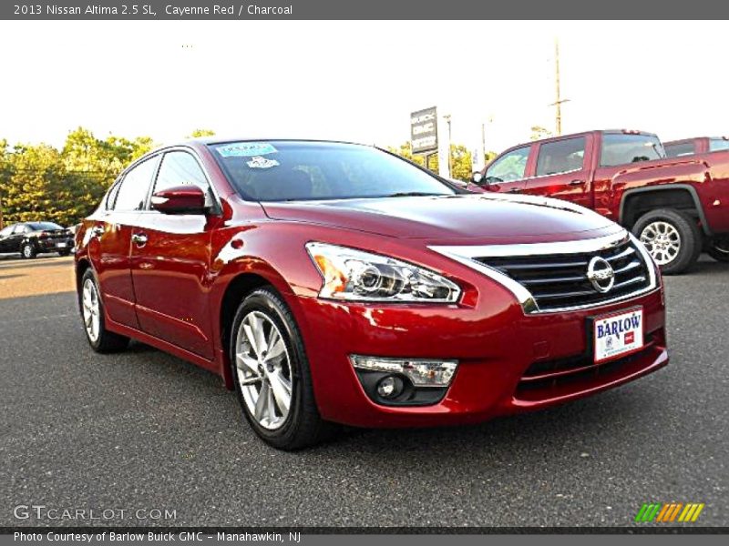 Cayenne Red / Charcoal 2013 Nissan Altima 2.5 SL