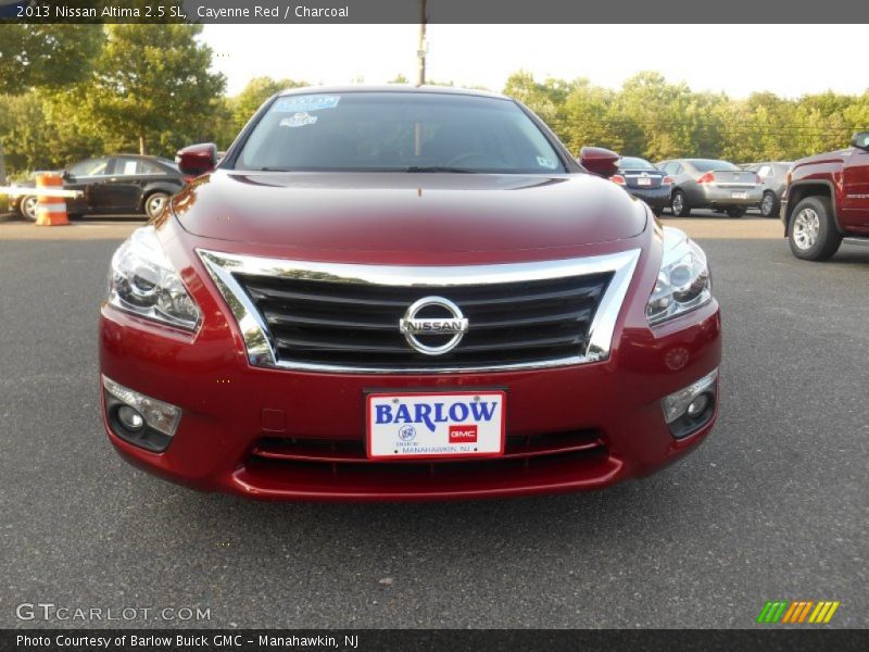 Cayenne Red / Charcoal 2013 Nissan Altima 2.5 SL