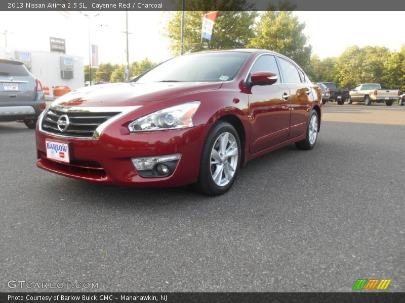 Cayenne Red / Charcoal 2013 Nissan Altima 2.5 SL