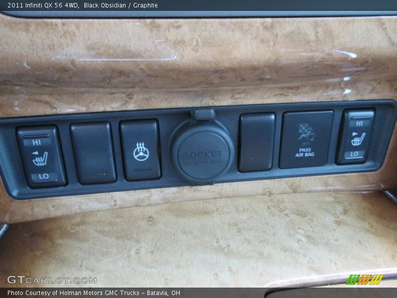 Black Obsidian / Graphite 2011 Infiniti QX 56 4WD