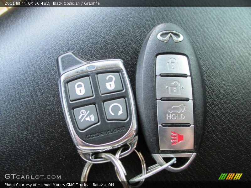 Black Obsidian / Graphite 2011 Infiniti QX 56 4WD