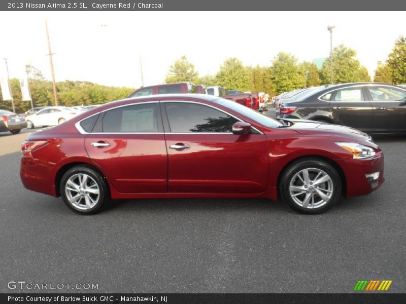 Cayenne Red / Charcoal 2013 Nissan Altima 2.5 SL