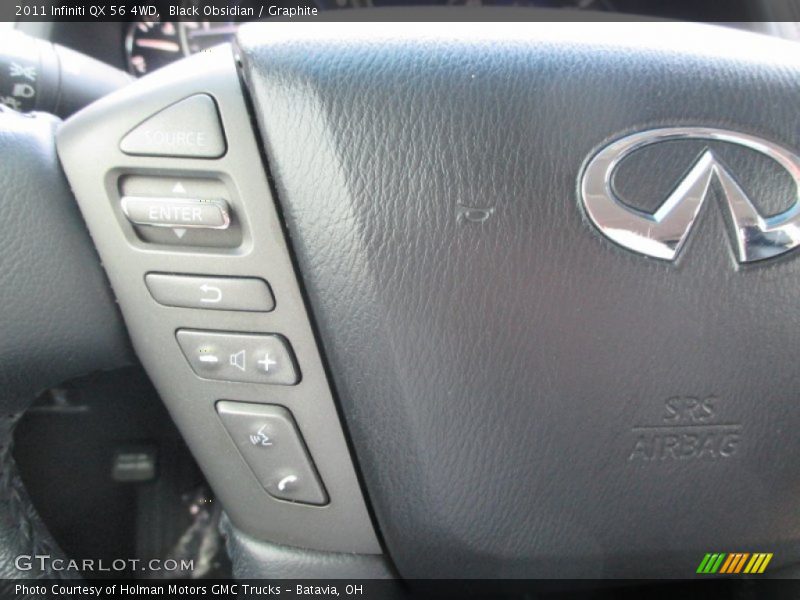 Black Obsidian / Graphite 2011 Infiniti QX 56 4WD