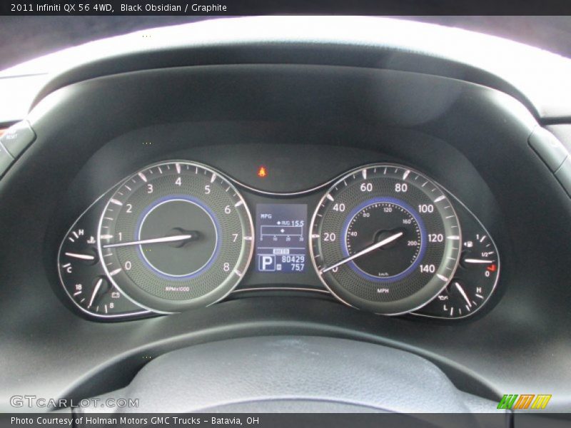 Black Obsidian / Graphite 2011 Infiniti QX 56 4WD