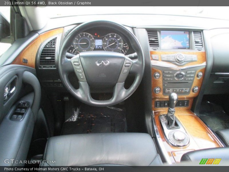 Black Obsidian / Graphite 2011 Infiniti QX 56 4WD