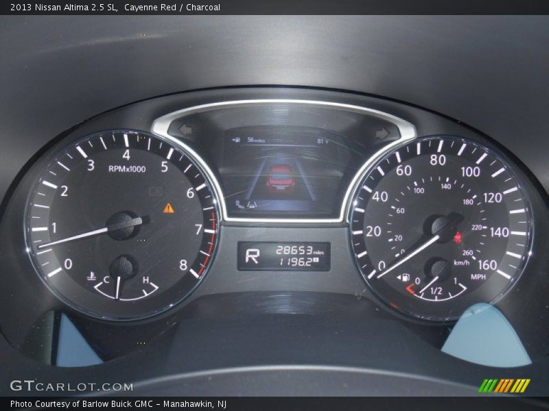Cayenne Red / Charcoal 2013 Nissan Altima 2.5 SL