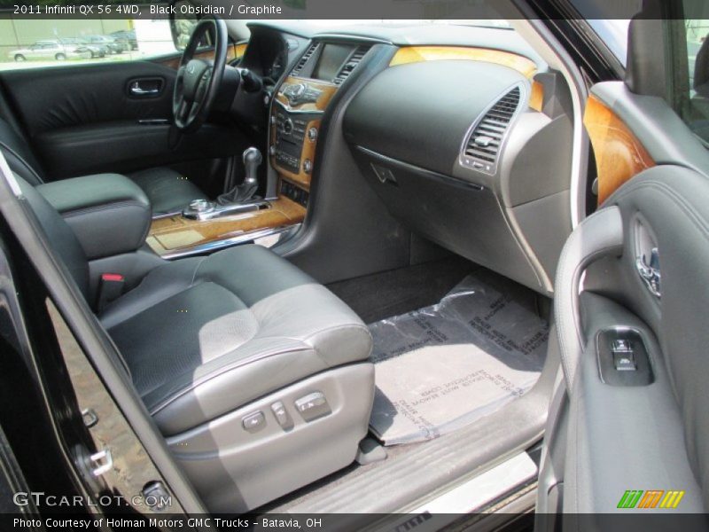 Black Obsidian / Graphite 2011 Infiniti QX 56 4WD