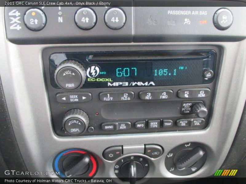 Onyx Black / Ebony 2011 GMC Canyon SLE Crew Cab 4x4