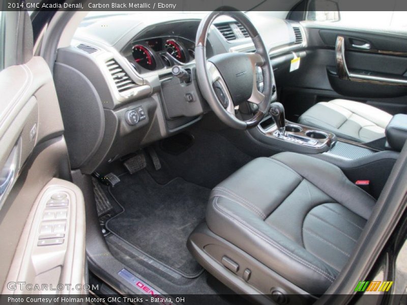 Carbon Black Metallic / Ebony 2014 GMC Acadia Denali