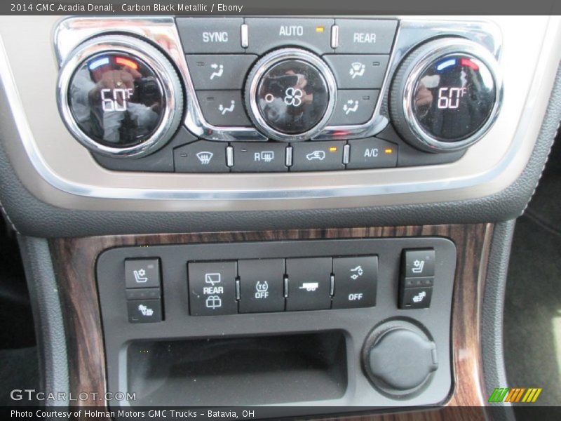 Carbon Black Metallic / Ebony 2014 GMC Acadia Denali