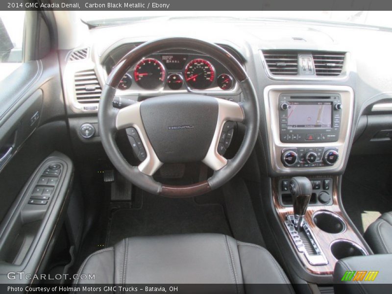 Carbon Black Metallic / Ebony 2014 GMC Acadia Denali