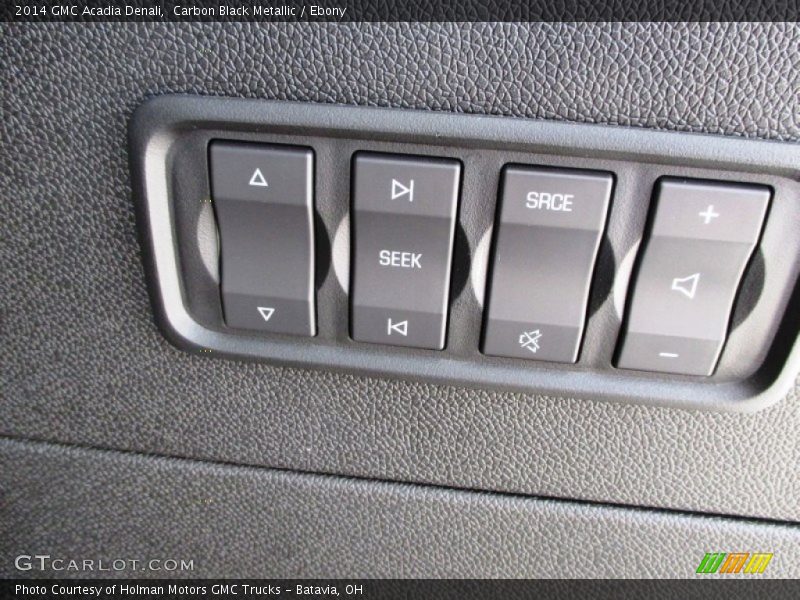 Carbon Black Metallic / Ebony 2014 GMC Acadia Denali