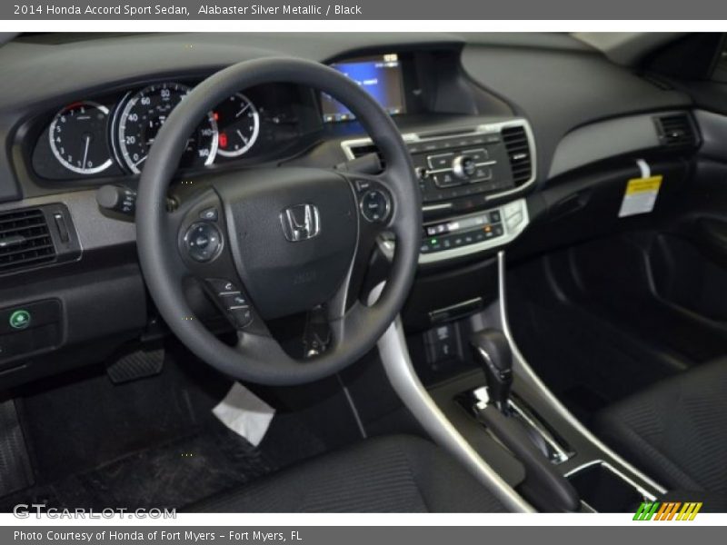 Alabaster Silver Metallic / Black 2014 Honda Accord Sport Sedan