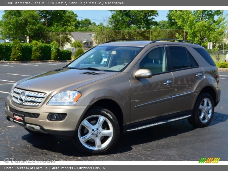 Sand Beige Metallic / Macadamia 2008 Mercedes-Benz ML 350 4Matic