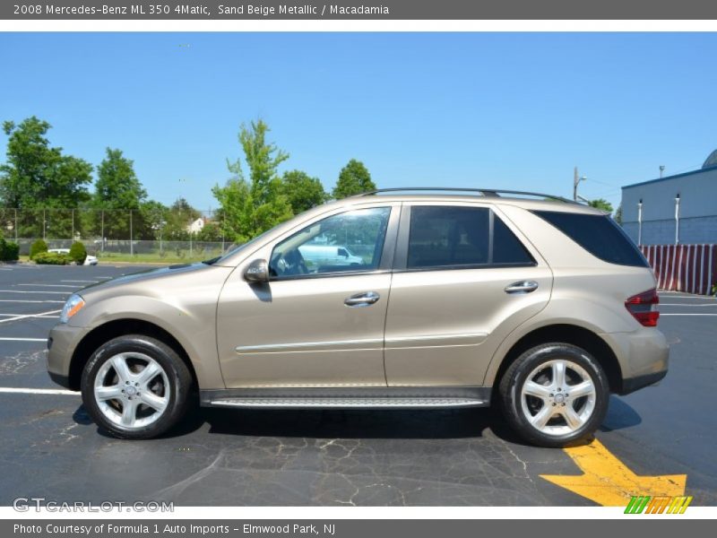 Sand Beige Metallic / Macadamia 2008 Mercedes-Benz ML 350 4Matic