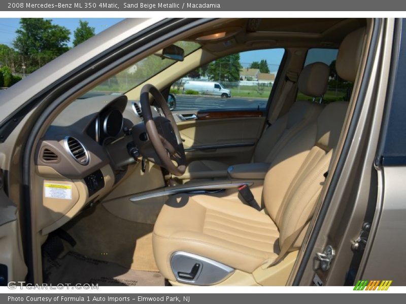 Sand Beige Metallic / Macadamia 2008 Mercedes-Benz ML 350 4Matic