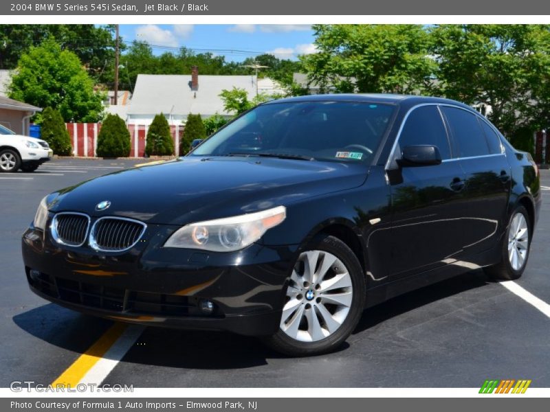 Jet Black / Black 2004 BMW 5 Series 545i Sedan