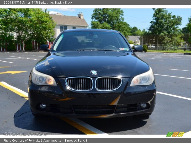 Jet Black / Black 2004 BMW 5 Series 545i Sedan