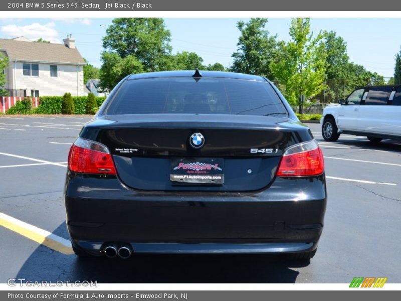 Jet Black / Black 2004 BMW 5 Series 545i Sedan