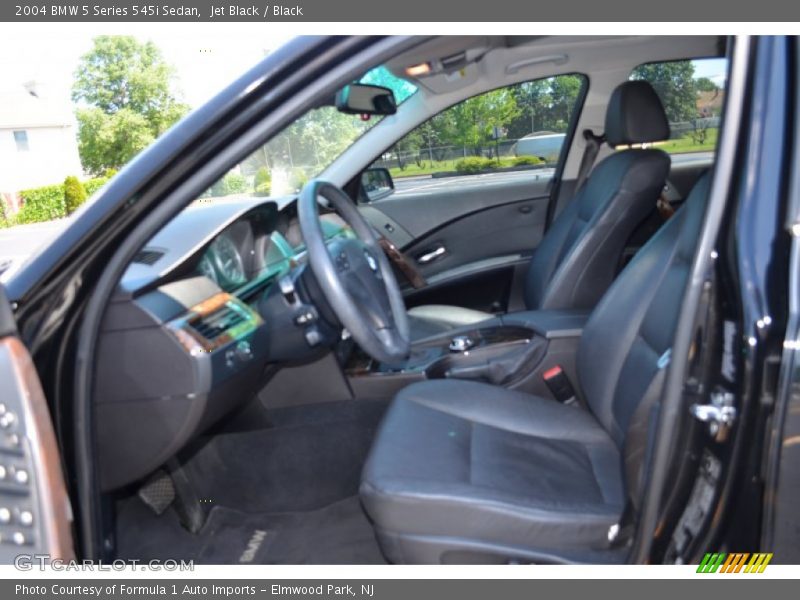 Jet Black / Black 2004 BMW 5 Series 545i Sedan