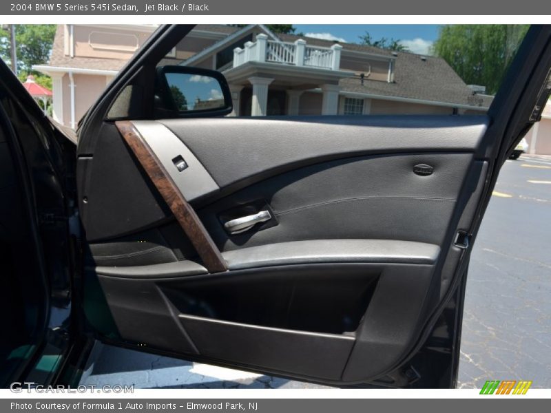 Jet Black / Black 2004 BMW 5 Series 545i Sedan