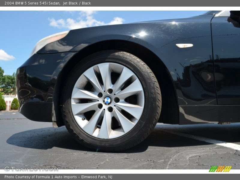Jet Black / Black 2004 BMW 5 Series 545i Sedan