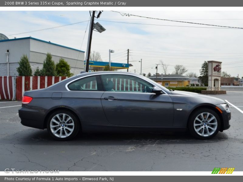 Sparkling Graphite Metallic / Gray 2008 BMW 3 Series 335xi Coupe