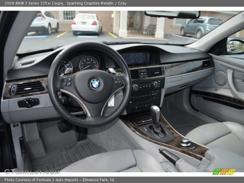 Sparkling Graphite Metallic / Gray 2008 BMW 3 Series 335xi Coupe