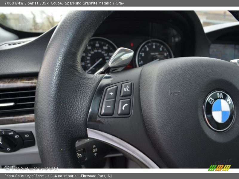 Sparkling Graphite Metallic / Gray 2008 BMW 3 Series 335xi Coupe