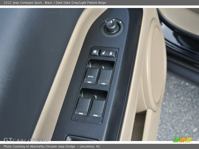 Black / Dark Slate Gray/Light Pebble Beige 2012 Jeep Compass Sport