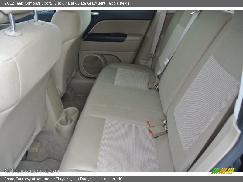 Black / Dark Slate Gray/Light Pebble Beige 2012 Jeep Compass Sport