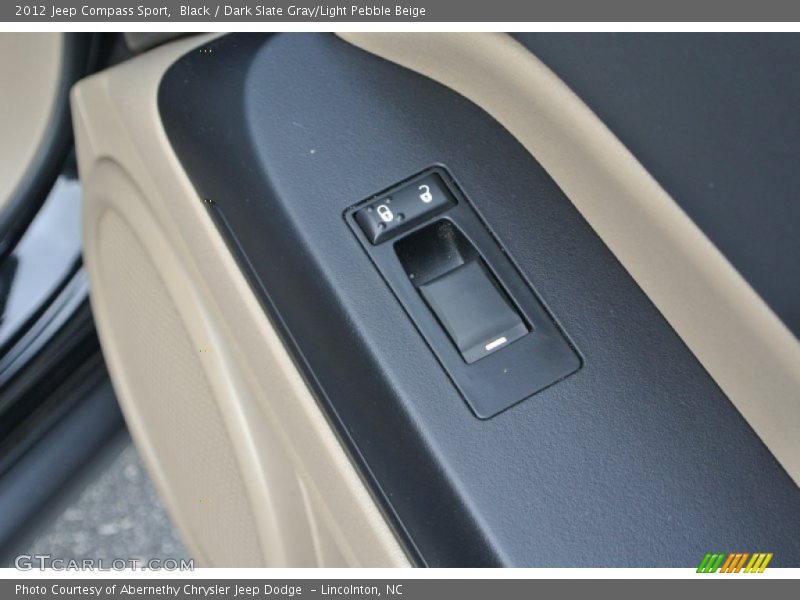 Black / Dark Slate Gray/Light Pebble Beige 2012 Jeep Compass Sport
