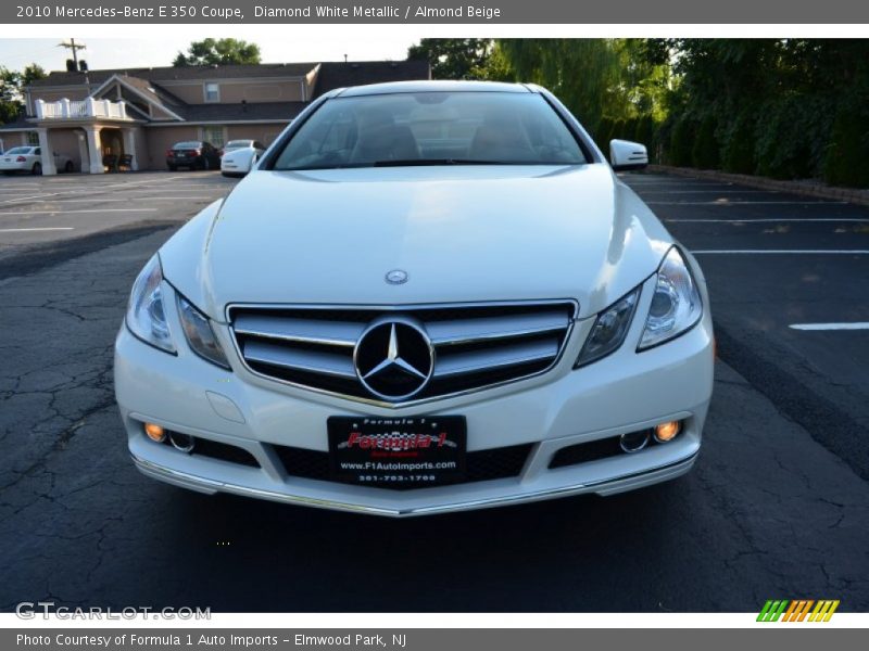 Diamond White Metallic / Almond Beige 2010 Mercedes-Benz E 350 Coupe