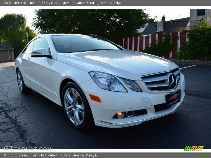 Diamond White Metallic / Almond Beige 2010 Mercedes-Benz E 350 Coupe