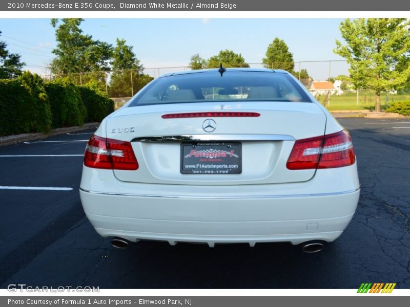 Diamond White Metallic / Almond Beige 2010 Mercedes-Benz E 350 Coupe