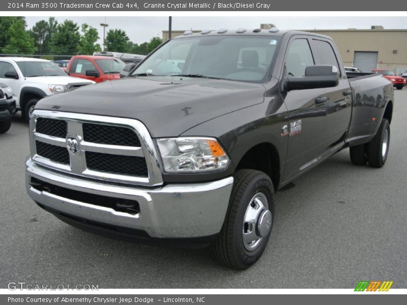 Granite Crystal Metallic / Black/Diesel Gray 2014 Ram 3500 Tradesman Crew Cab 4x4