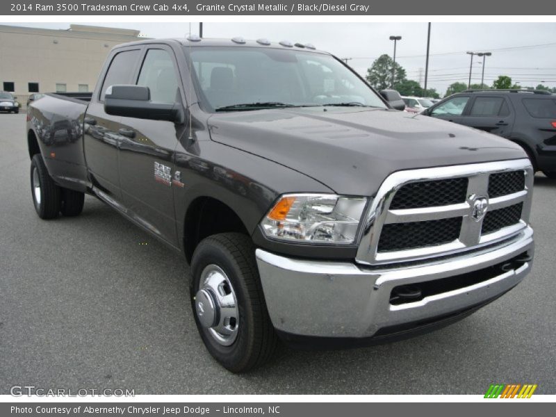 Granite Crystal Metallic / Black/Diesel Gray 2014 Ram 3500 Tradesman Crew Cab 4x4