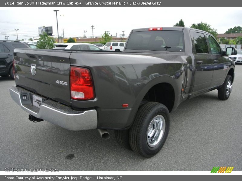 Granite Crystal Metallic / Black/Diesel Gray 2014 Ram 3500 Tradesman Crew Cab 4x4