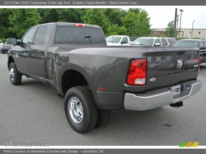 Granite Crystal Metallic / Black/Diesel Gray 2014 Ram 3500 Tradesman Crew Cab 4x4