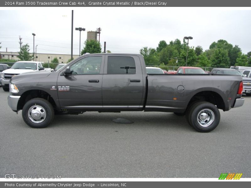 Granite Crystal Metallic / Black/Diesel Gray 2014 Ram 3500 Tradesman Crew Cab 4x4
