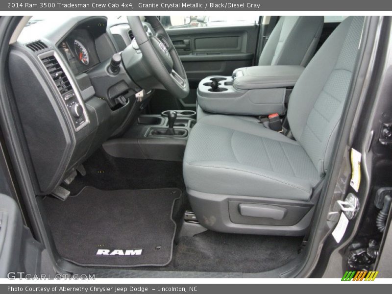 Granite Crystal Metallic / Black/Diesel Gray 2014 Ram 3500 Tradesman Crew Cab 4x4