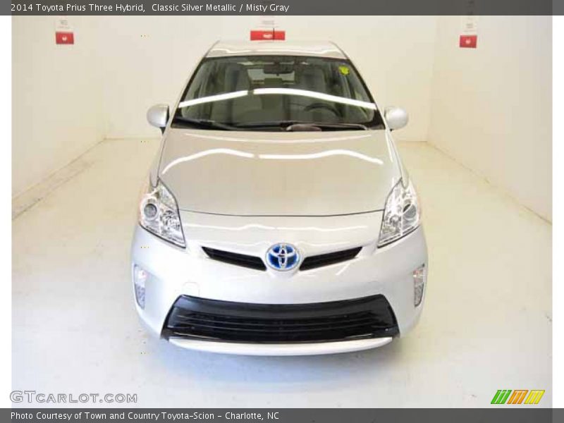 Classic Silver Metallic / Misty Gray 2014 Toyota Prius Three Hybrid