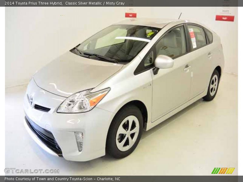 Classic Silver Metallic / Misty Gray 2014 Toyota Prius Three Hybrid