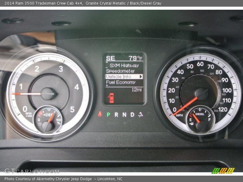 Granite Crystal Metallic / Black/Diesel Gray 2014 Ram 3500 Tradesman Crew Cab 4x4