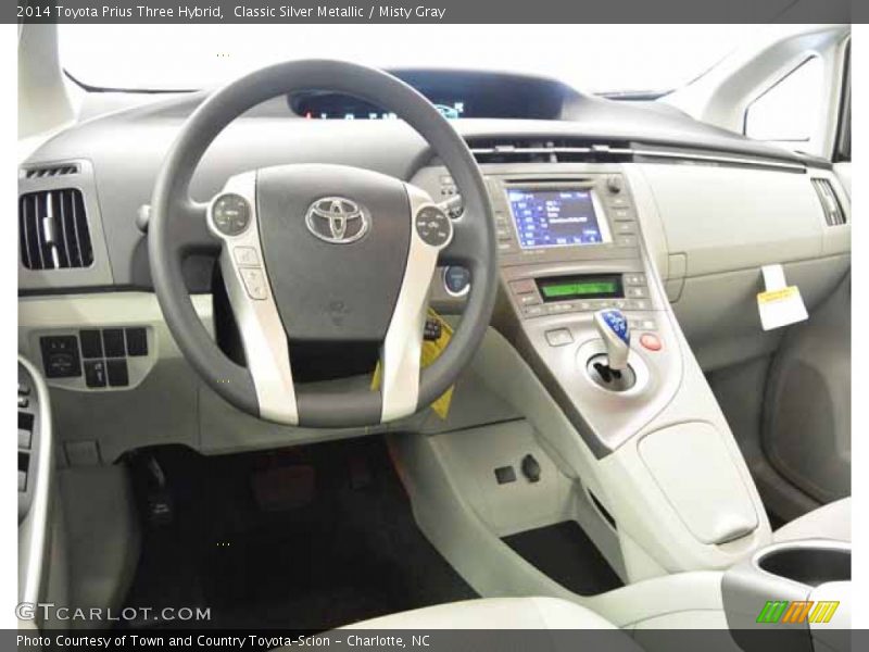 Classic Silver Metallic / Misty Gray 2014 Toyota Prius Three Hybrid