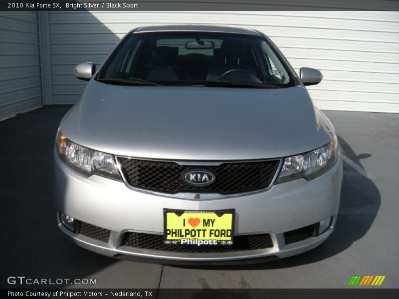 Bright Silver / Black Sport 2010 Kia Forte SX