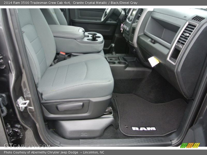 Granite Crystal Metallic / Black/Diesel Gray 2014 Ram 3500 Tradesman Crew Cab 4x4